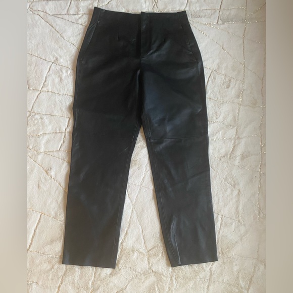 LAMARQUE ADELINE LEATHER JEANS - Picture 2 of 11